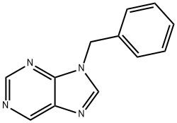 9-ベンジル-9H-プリン 化学構造式