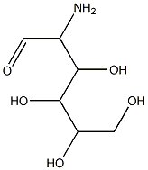 (2S,3S,4R,5S)-2-氨基-3,4,5,6-四羟基己醛盐酸盐 结构式