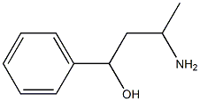 3-Amino-1-phenyl-butan-1-ol 化学構造式