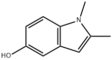 1,2-二甲基-1H-吲哚-5-醇, 25888-06-6, 结构式
