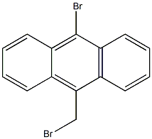 Anthracene, 9-bromo-10-(bromomethyl)- Structure