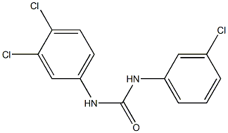 Urea,N-(3-chlorophenyl)-N'-(3,4-dichlorophenyl)- Structure