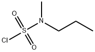 Methylpropylsulfamoylchloride 化学構造式