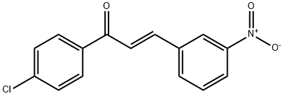 (2E)-1-(4-chlorophenyl)-3-(3-nitrophenyl)prop-2-en-1-one Structure