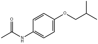 N-[4-(2-methylpropoxy)phenyl]acetamide Struktur