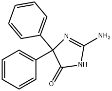 2-Amino-5,5-diphenyl-3,5-dihydro-imidazol-4-one,26975-70-2,结构式