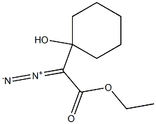 Cyclohexaneacetic acid, a-diazo-1-hydroxy-, ethyl ester