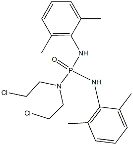 Phosphoric triamide,N,N-bis(2-chloroethyl)-N',N''-di-2,6-xylyl- (8CI) Structure