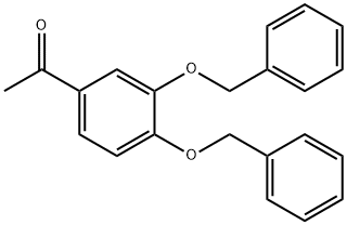 Ethanone,1-[3,4-bis(phenylmethoxy)phenyl]- Struktur