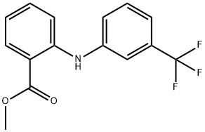 Benzoic acid,2-[[3-(trifluoromethyl)phenyl]amino]-, methyl ester Struktur