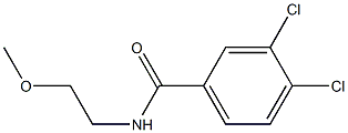 3,4-dichloro-N-(2-methoxyethyl)benzamide,28298-28-4,结构式