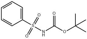 Carbamic acid, (phenylsulfonyl)-, 1,1-dimethylethyl ester Struktur