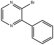 2-bromo-3-phenylpyrazine 结构式