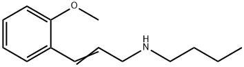 butyl[(2E)-3-(2-methoxyphenyl)prop-2-en-1-yl]amine 化学構造式