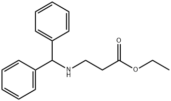 ethyl 3-[(diphenylmethyl)amino]propanoate Structure