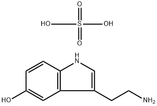 1H-Indol-5-ol, 3-(2-aminoethyl)-, sulfate (salt) (9CI) Structure