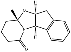 (4bR,9aS,10aS)-9a-methyl-7,8,9,9a,10a,11-hexahydroindeno[1',2':4,5]oxazolo[3,2-a]pyridin-6(4bH)-one Structure
