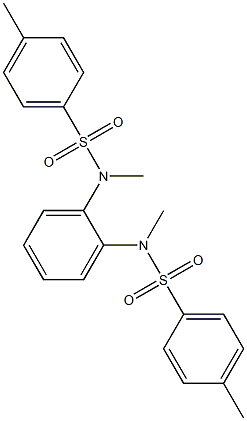 Benzenesulfonamide,N,N'-1,2-phenylenebis[N,4-dimethyl- 化学構造式