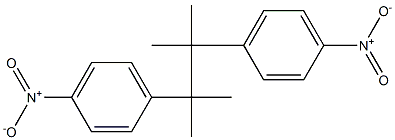 Benzene,1,1'-(1,1,2,2-tetramethyl-1,2-ethanediyl)bis[4-nitro- 化学構造式