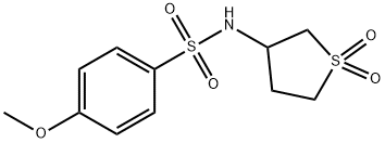 N-(1,1-dioxidotetrahydrothiophen-3-yl)-4-methoxybenzenesulfonamide Structure