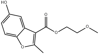 2-methoxyethyl 5-hydroxy-2-methylbenzofuran-3-carboxylate,300556-62-1,结构式