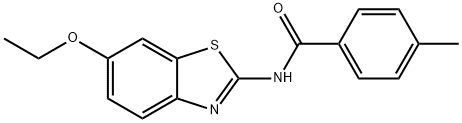 N-(6-ethoxybenzo[d]thiazol-2-yl)-4-methylbenzamide Structure