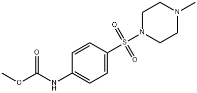 methyl (4-((4-methylpiperazin-1-yl)sulfonyl)phenyl)carbamate Structure