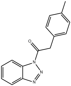 1-(benzotriazol-1-yl)-2-(4-methylphenyl)ethanone Struktur