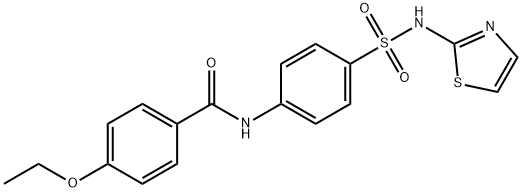 4-ethoxy-N-(4-(N-(thiazol-2-yl)sulfamoyl)phenyl)benzamide Structure