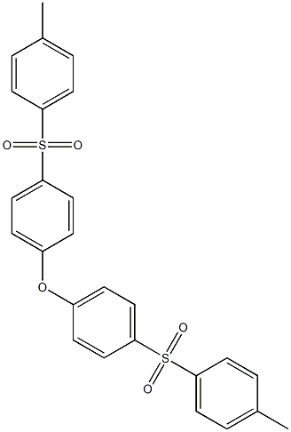 Benzene, 1,1'-oxybis[4-[(4-methylphenyl)sulfonyl]- Struktur