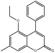 5-ethoxy-7-methyl-4-phenyl-2H-chromen-2-one 结构式