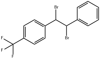 Benzene,1-(1,2-dibromo-2-phenylethyl)-4-(trifluoromethyl)- Struktur