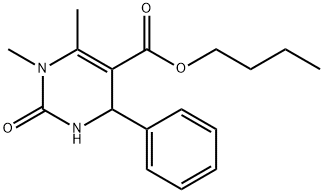 butyl 1,6-dimethyl-2-oxo-4-phenyl-1,2,3,4-tetrahydropyrimidine-5-carboxylate Structure