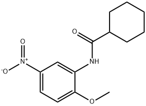 N-(2-methoxy-5-nitrophenyl)cyclohexanecarboxamide Structure