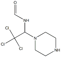 Formamide, N-[2,2,2-trichloro-1-(1-piperazinyl)ethyl]- 结构式