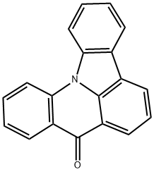 吲哚并[3,2,1-DE]吖啶-8-酮, 32081-26-8, 结构式