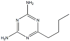 6-butyl-1,3,5-triazine-2,4-diamine 结构式