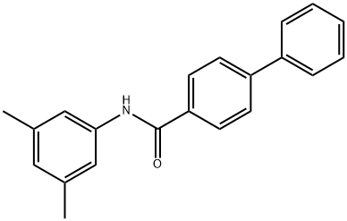 N-(3,5-dimethylphenyl)-4-biphenylcarboxamide Structure