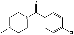 (4-chlorophenyl)(4-methylpiperazin-1-yl)methanone,324067-32-5,结构式
