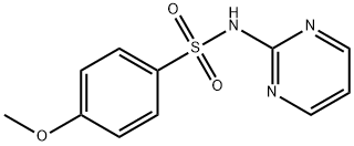 4-methoxy-N-pyrimidin-2-ylbenzenesulfonamide Structure