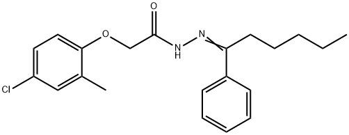 327066-82-0 2-(4-chloro-2-methylphenoxy)-N'-(1-phenylhexylidene)acetohydrazide