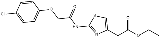 ethyl 2-(2-(2-(4-chlorophenoxy)acetamido)thiazol-4-yl)acetate|