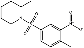 2-methyl-1-(4-methyl-3-nitrophenyl)sulfonylpiperidine,331256-04-3,结构式