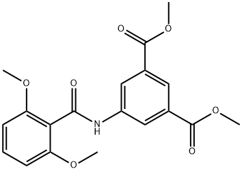 dimethyl 5-[(2,6-dimethoxybenzoyl)amino]benzene-1,3-dicarboxylate Structure