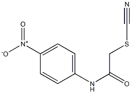 N-(4-Nitro-phenyl)-2-thiocyanato-acetamide 化学構造式