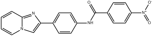 N-(4-(imidazo[1,2-a]pyridin-2-yl)phenyl)-4-nitrobenzamide Structure