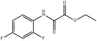 乙基 2-((2,4-二氟苯基)氨基)-2-氧亚基醋酸盐,333441-80-8,结构式