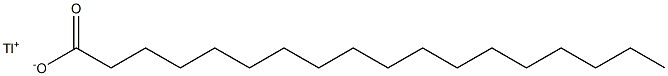 Octadecanoic acid, thallium(1+) salt Struktur