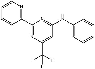 338754-31-7 N-苯基-2-(吡啶-2-基)-6-(三氟甲基)嘧啶-4-胺