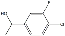 1-(4-Chloro-3-fluorophenyl)ethanol Struktur